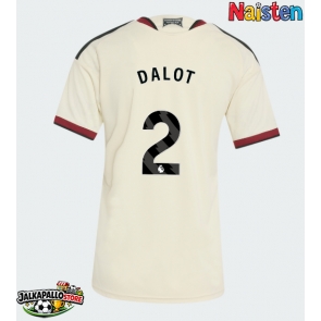 Manchester United Diogo Dalot #2 Kolmaspaita Naisten 2026-27 Lyhythihainen
